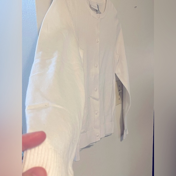 The Children’s Place Girls White Cardigan - Picture 4 of 5